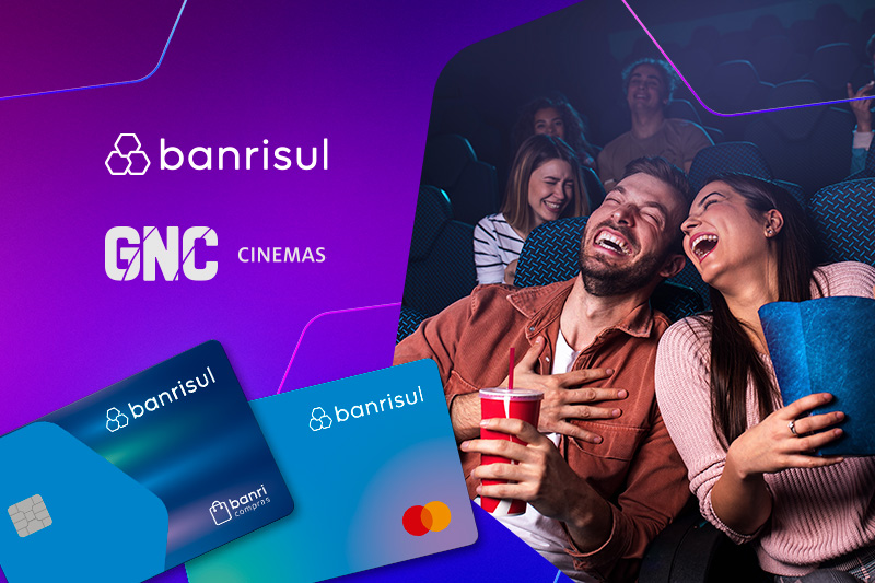 Banrisul renova parceria e amplia promoo de desconto com a Rede GNC Cinemas