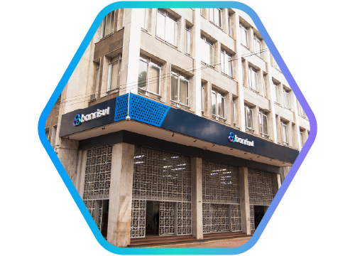 imagem da fachada da agncia central banrisul