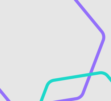 banner fundo cinza e hexgonos