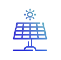 ilustrao de painel de luz solar