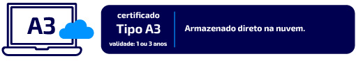 certificado digital tipo a3 nuvem